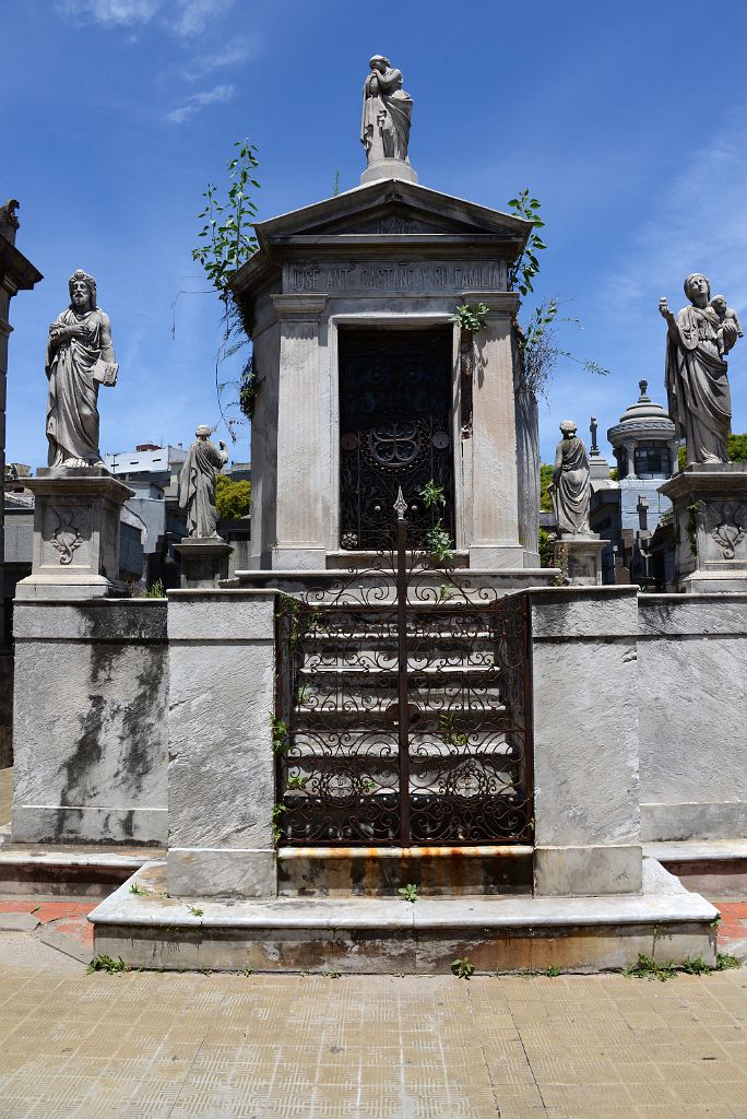 32 Mausoleum of Wealthy Spanish Trader Jose Ant-Castano Built In 1866 Recoleta Cemetery Buenos Aires